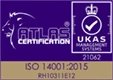 Atlas 14001 certification logo